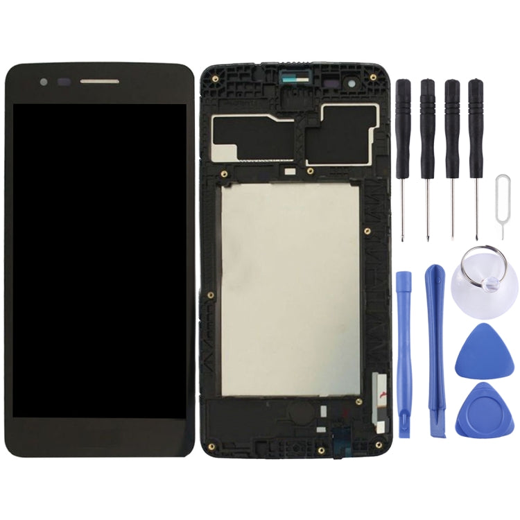 TFT LCD Screen for LG K8 2017 US215 M210 M200N with Digitizer Full Assembly with Frame (Black) - free shipping - PMC TechLife - Order now!
