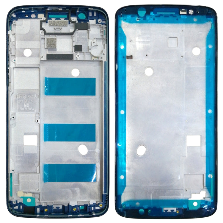 Front Housing LCD Frame Bezel for Motorola Moto G6 Plus(Black) - Frame Bezel Plate by PMC TechLife | Online Shopping South Africa | PMC TechLife