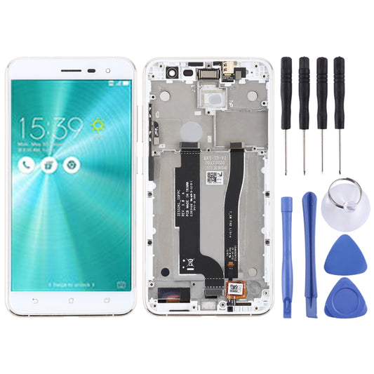 OEM LCD Screen for Asus ZenFone 3 ZE552KL Digitizer Full Assembly with Frame（White) - LCD Screen by PMC Jewellery | Online Shopping South Africa | PMC Jewellery