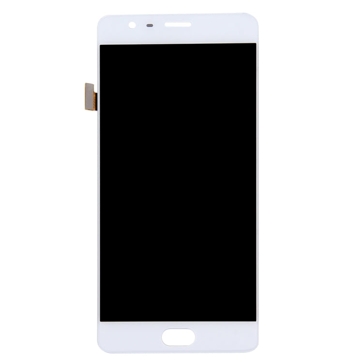 For OnePlus 3 (A3000 Version) with Digitizer Full Assembly OEM LCD Screen (White) - LCD Screen by PMC Jewellery | Online Shopping South Africa | PMC Jewellery