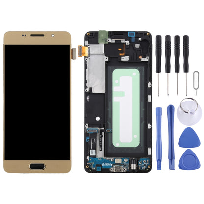 TFT LCD Screen for Galaxy A5 (2016) / A510F Digitizer Full Assembly with Frame (Gold) - LCD Screen by PMC Jewellery | Online Shopping South Africa | PMC Jewellery