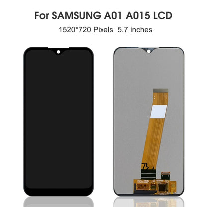 Original PLS TFT LCD Screen for Galaxy A01 with Digitizer Full Assembly (Flex Cable Narrow) (Black) - LCD Screen by PMC Jewellery | Online Shopping South Africa | PMC Jewellery