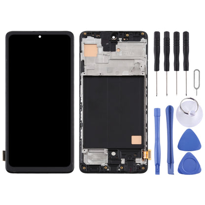 TFT Material LCD Screen and Digitizer Full Assembly With Frame, Not Supporting Fingerprint Identification for Samsung Galaxy A51 4G(Black) - LCD Screen by PMC Jewellery | Online Shopping South Africa | PMC Jewellery