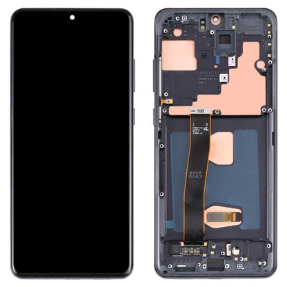 Original Super AMOLED LCD Screen for Samsung Galaxy S20 Ultra 4G/S20 Ultra 5G Digitizer Full Assembly with Frame (Black) - LCD Screen by PMC Jewellery | Online Shopping South Africa | PMC Jewellery