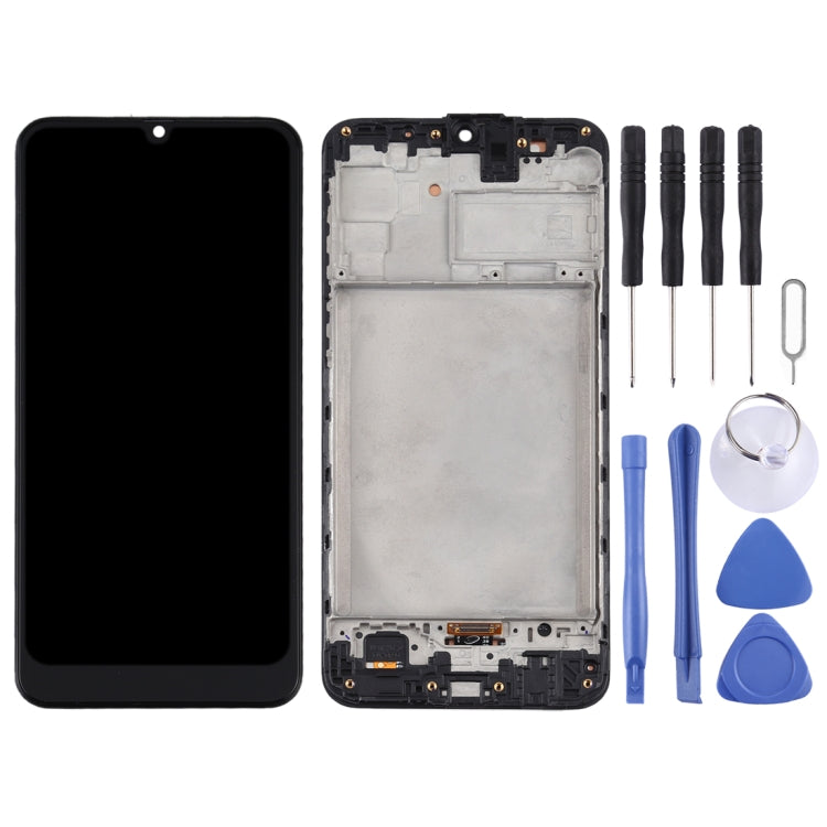 TFT LCD Screen for Samsung Galaxy M31 / Galaxy M31 Prime Digitizer Full Assembly with Frame (Black) - LCD Screen by PMC Jewellery | Online Shopping South Africa | PMC Jewellery