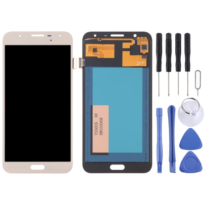 TFT Material LCD Screen and Digitizer Full Assembly for Galaxy J7 Neo / J701, J7 Nxt, J7 Core, J701F/DS, J701M(Gold) - LCD Screen by PMC Jewellery | Online Shopping South Africa | PMC Jewellery