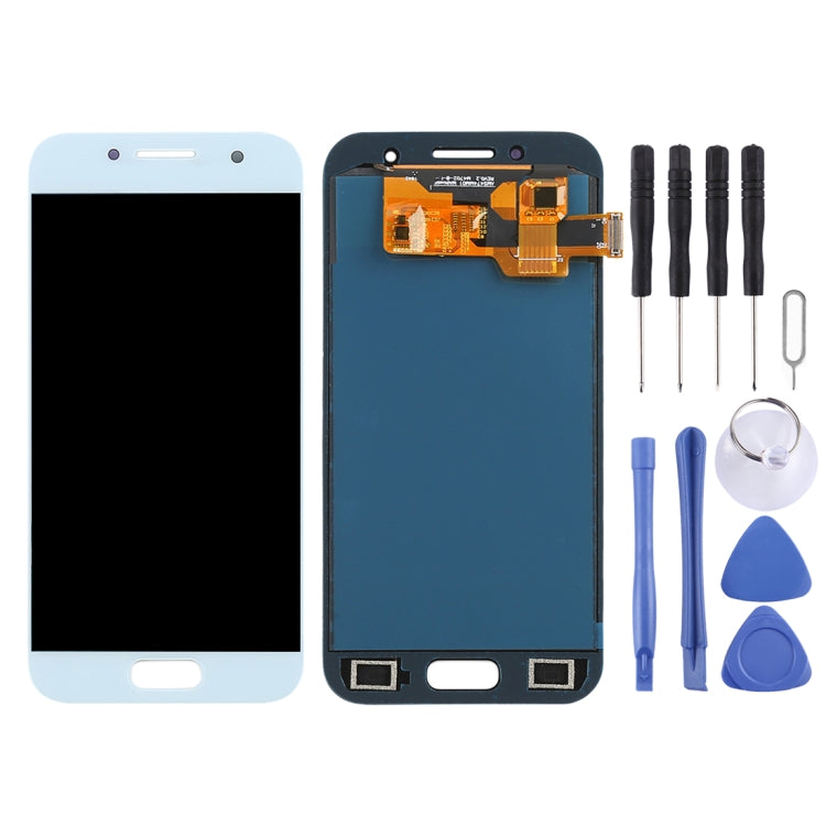 TFT LCD Screen for Galaxy A3 (2017), A320FL, A320F, A320F/DS, A320Y/DS, A320Y With Digitizer Full Assembly (Blue) - LCD Screen by PMC Jewellery | Online Shopping South Africa | PMC Jewellery