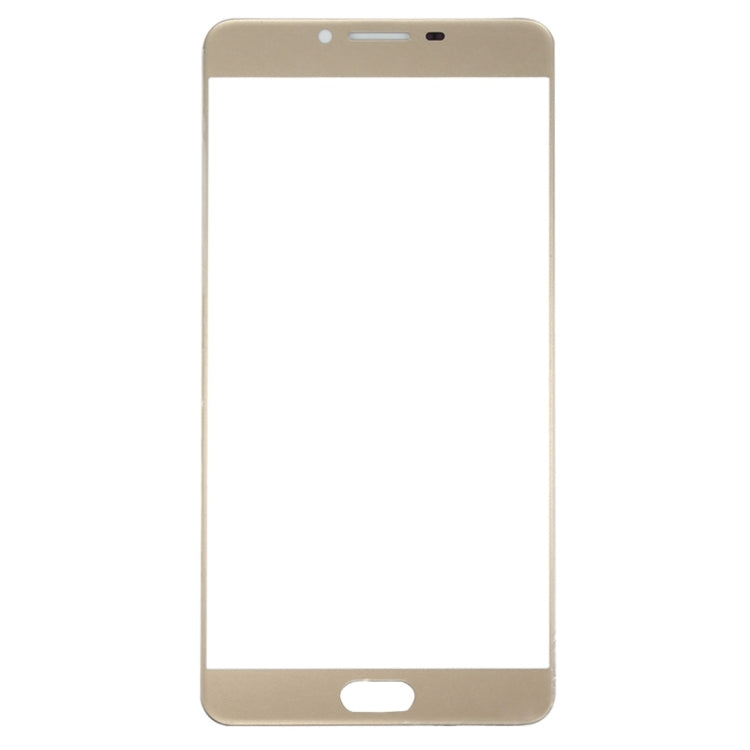 For Samsung Galaxy C9 Pro / C900 10pcs Front Screen Outer Glass Lens (Gold) - Outer Glass Lens by PMC Jewellery | Online Shopping South Africa | PMC Jewellery