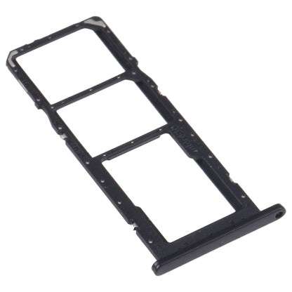 For Samsung Galaxy A02s SM-A025 SIM Card Tray + SIM Card Tray + Micro SD Card Tray (Black) - Card Socket by PMC Jewellery | Online Shopping South Africa | PMC Jewellery