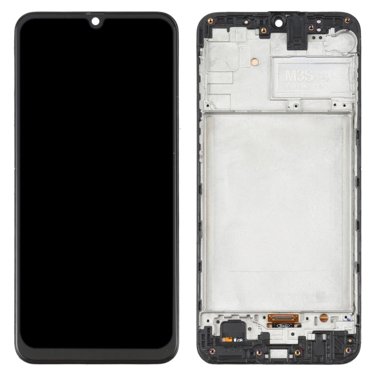 OLED LCD Screen for Samsung Galaxy M31 / Galaxy M31 Prime SM-M315 Digitizer Full Assembly with Frame (Black) - LCD Screen by PMC Jewellery | Online Shopping South Africa | PMC Jewellery