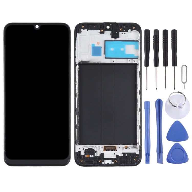 Original Super AMOLED LCD Screen and Digitizer Full Assembly with Frame (Black) - LCD Screen by PMC Jewellery | Online Shopping South Africa | PMC Jewellery