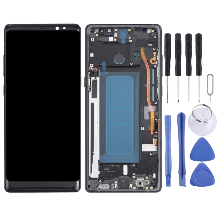 OLED LCD Screen for Samsung Galaxy Note 8 SM-N950 Digitizer Full Assembly with Frame (Black) - LCD Screen by PMC Jewellery | Online Shopping South Africa | PMC Jewellery