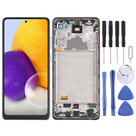 incell Material LCD Screen and Digitizer Full Assembly with Frame (Not Supporting Fingerprint Identification) for Samsung Galaxy A72 4G SM-A725 - LCD Screen by PMC Jewellery | Online Shopping South Africa | PMC Jewellery