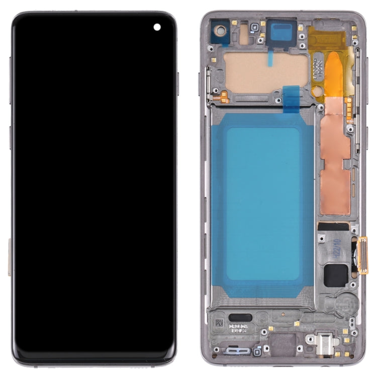 TFT LCD Screen For Samsung Galaxy S10 SM-G973 Digitizer Full Assembly with Frame,Not Supporting Fingerprint Identification(Black) - LCD Screen by PMC Jewellery | Online Shopping South Africa | PMC Jewellery