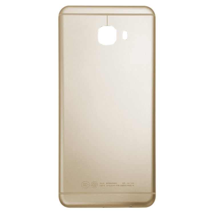 For Galaxy C7 Back Cover (Gold) - Back Cover by PMC Jewellery | Online Shopping South Africa | PMC Jewellery