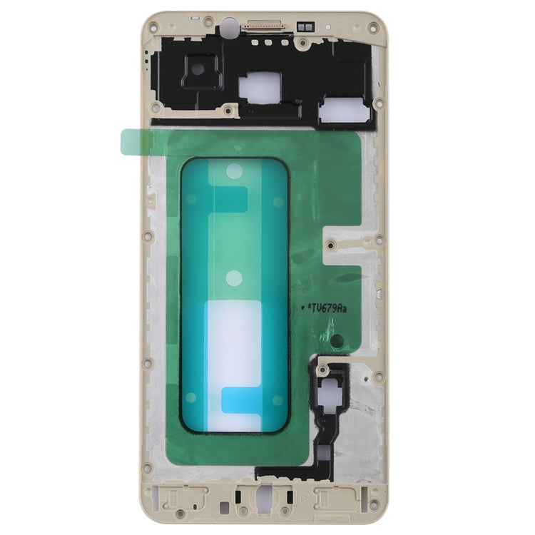 For Galaxy C7 Front Housing LCD Frame Bezel (Gold) - Frame Bezel Plate by PMC Jewellery | Online Shopping South Africa | PMC Jewellery