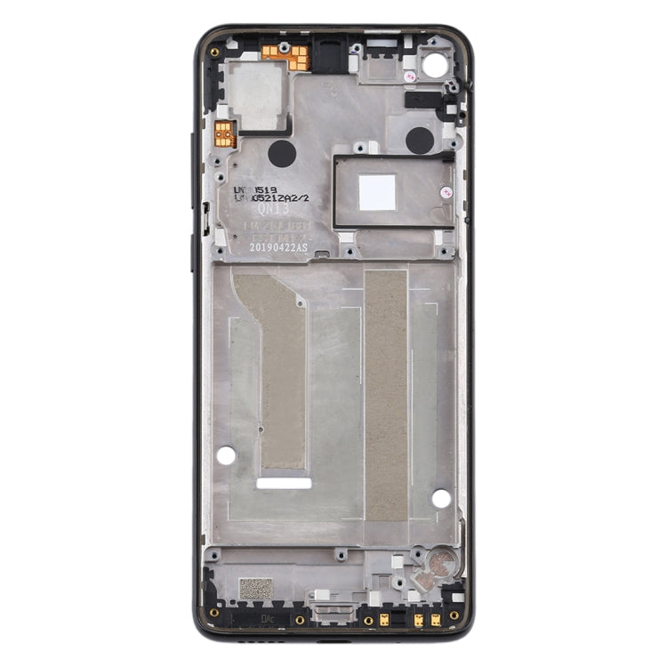 Front Housing LCD Frame Bezel Plate for Motorola Moto One Vision(Black) - Frame Bezel Plate by PMC TechLife | Online Shopping South Africa | PMC TechLife