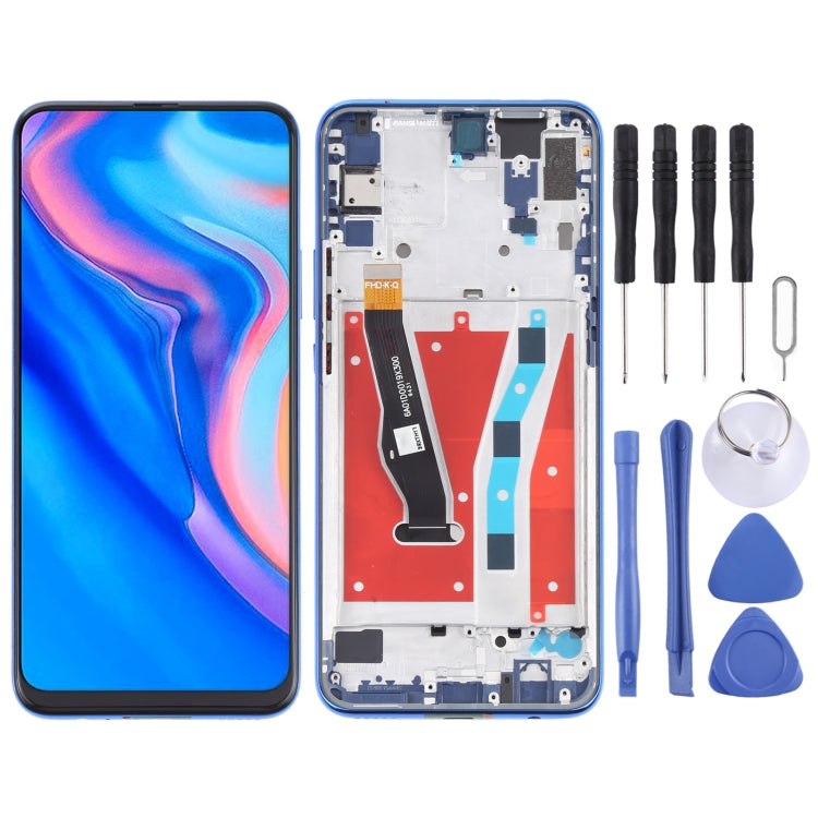LCD Screen and Digitizer Full Assembly with Frame for Huawei Y9 Prime (2019)(Blue) - free shipping - PMC TechLife - Order now!