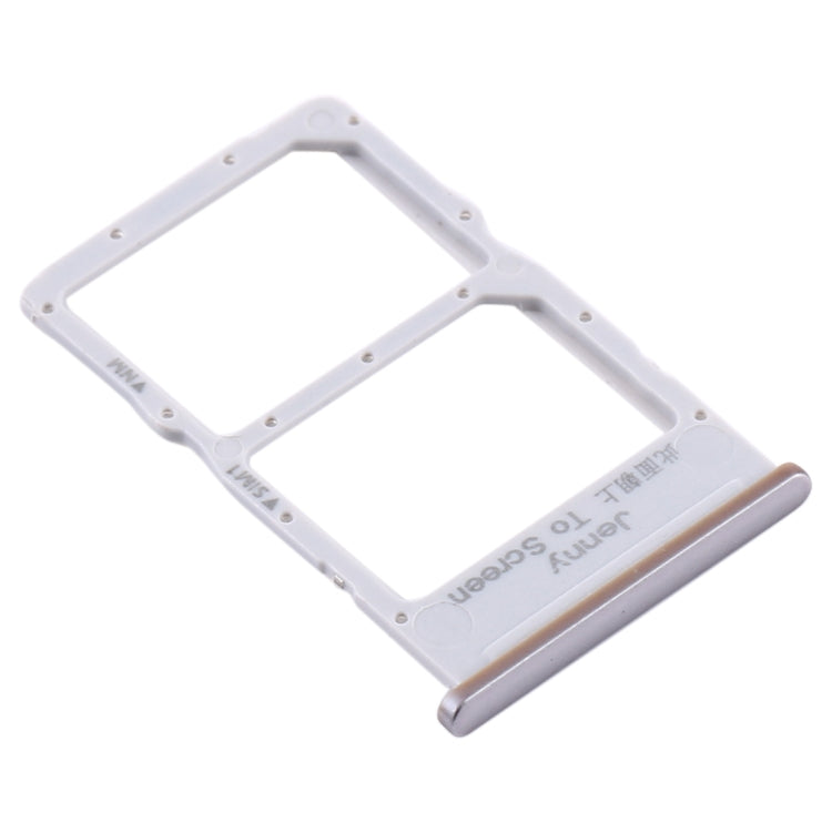 SIM Card Tray + NM Card Tray for Huawei P40 Lite (Silver) - free shipping - PMC TechLife - Order now!