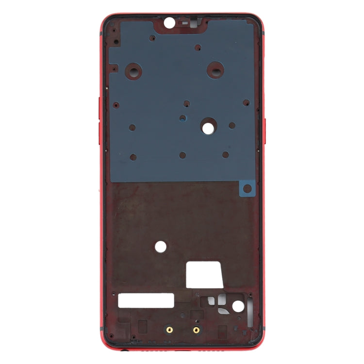 For OPPO R15 PACM00 CPH1835 PACT00 CPH1831 PAAM00 Front Housing LCD Frame Bezel Plate(Red) - Frame Bezel Plate by PMC TechLife | Online Shopping South Africa | PMC TechLife