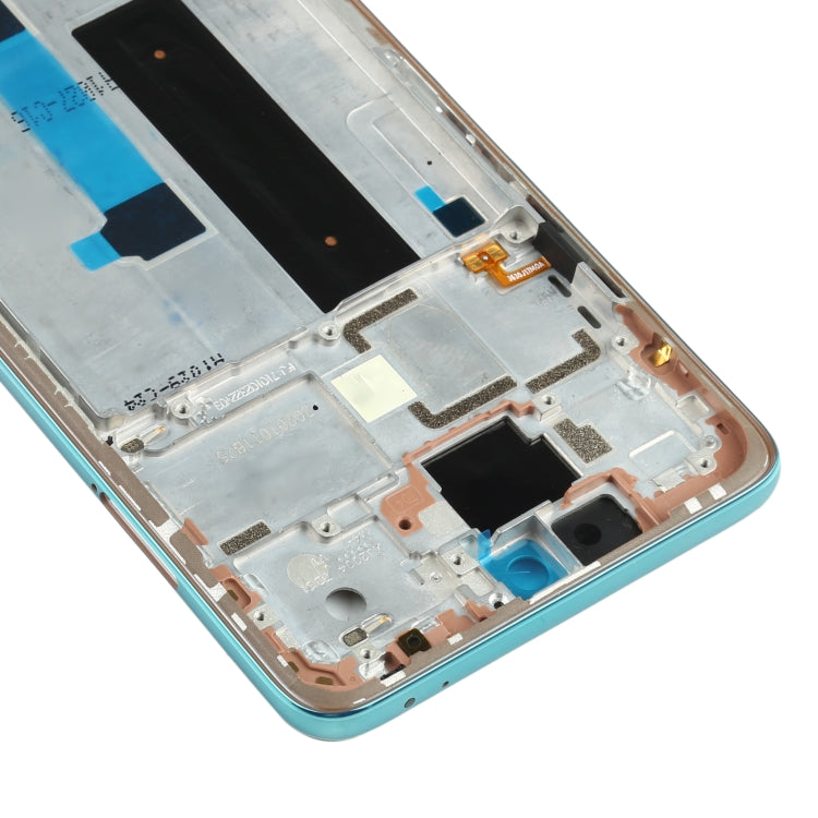 Original Front Housing LCD Frame Bezel Plate for Xiaomi Redmi Note 9 Pro 5G M2007J17C(Green Lake) - Frame Bezel Plate by PMC TechLife | Online Shopping South Africa | PMC TechLife
