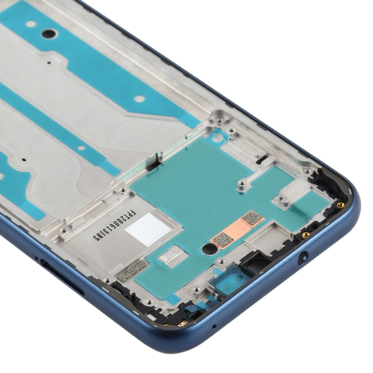 Front Housing LCD Frame Bezel Plate for Motorola Moto E (2020) (Blue) - Frame Bezel Plate by PMC TechLife | Online Shopping South Africa | PMC TechLife