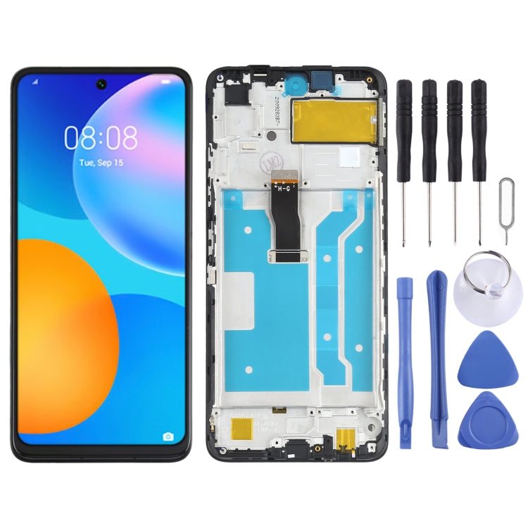 OEM LCD Screen for Huawei P Smart 2021 Digitizer Full Assembly with Frame - free shipping - PMC TechLife - Order now!