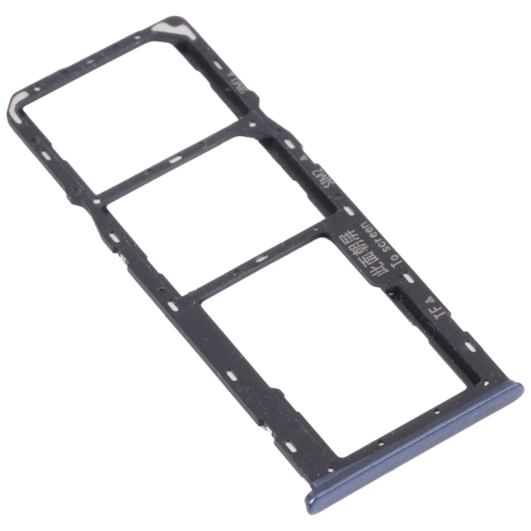 For OPPO A15s CPH2179  SIM Card Tray + SIM Card Tray + Micro SD Card Tray (Black) - Card Tray by PMC TechLife | Online Shopping South Africa | PMC TechLife | Buy Now Pay Later Mobicred
