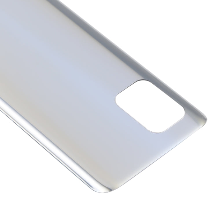 Glass Battery Back Cover with Adhesive for Asus Zenfone 8 ZS590KS(Jet Silver) - Back Cover by PMC TechLife | Online Shopping South Africa | PMC TechLife
