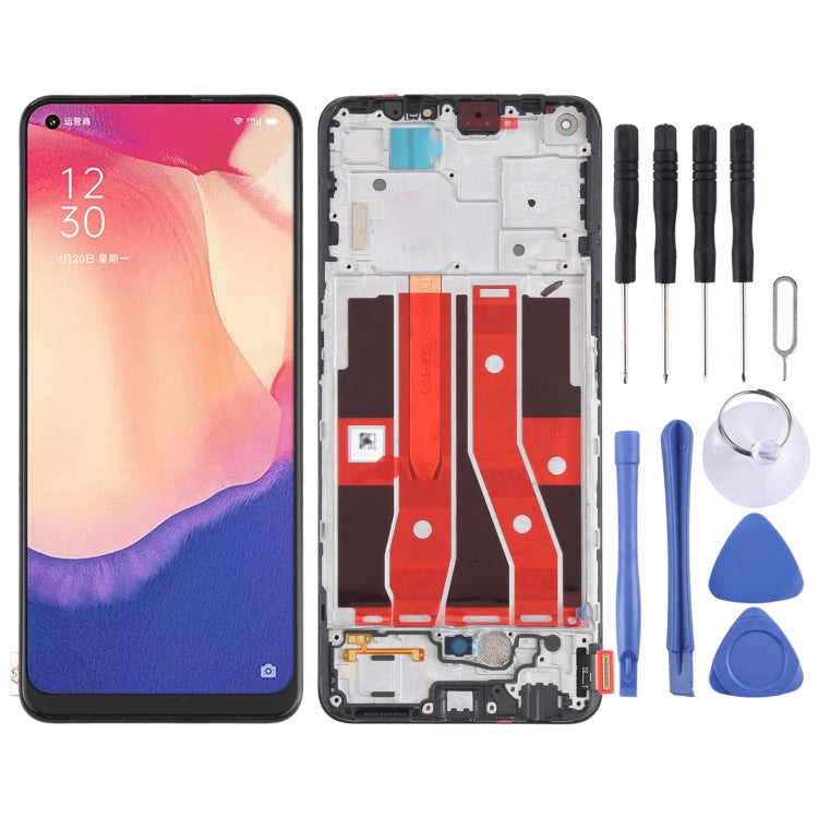 Original LCD Screen and Digitizer Full Assembly With Frame for OPPO Reno4 SE PEAT00 PEAM00 - LCD Screen by PMC Jewellery | Online Shopping South Africa | PMC Jewellery