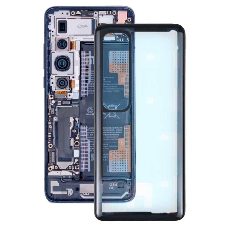 Original Battery Back Cover for Xiaomi Mi 10 Ultra M2007J1SC(Transparent) - Back Cover by PMC TechLife | Online Shopping South Africa | PMC TechLife