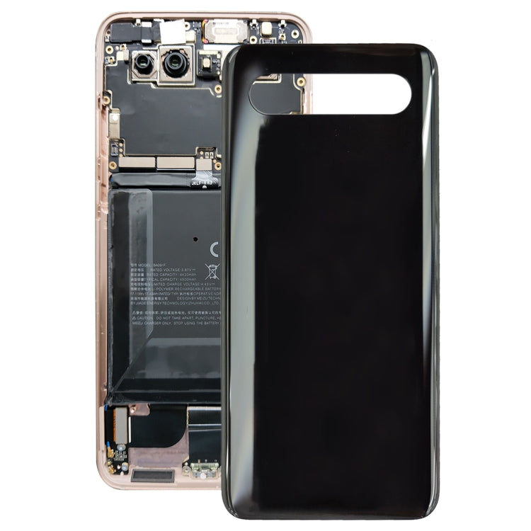 For Meizu 17 / 17 Pro Battery Back Cover (Black) - For Meizu by PMC TechLife | Online Shopping South Africa | PMC TechLife | Buy Now Pay Later Mobicred