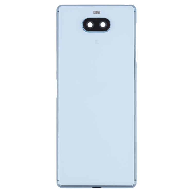 For Sony Xperia 8 Battery Back Cover with Middle Frame & Camera Lens Cover(Silver) - Back Cover by PMC TechLife | Online Shopping South Africa | PMC TechLife