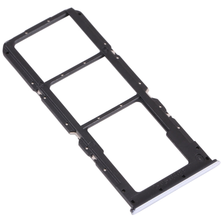 For OPPO A74 5G CPH2197 CPH2263  SIM Card Tray + SIM Card Tray + Micro SD Card Tray (Silver) - free shipping - PMC TechLife - Order now!