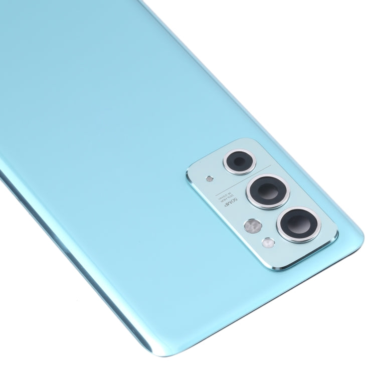 For OnePlus 9RT 5G MT2110 MT2111 Original Glass Battery Back Cover with Camera Lens (Blue) - Back Cover by PMC TechLife | Online Shopping South Africa | PMC TechLife