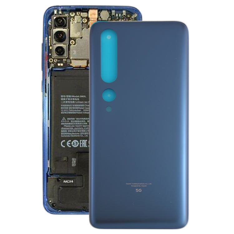 Original Battery Back Cover for Xiaomi Mi 10 Pro 5G(Grey) - Back Cover by PMC TechLife | Online Shopping South Africa | PMC TechLife