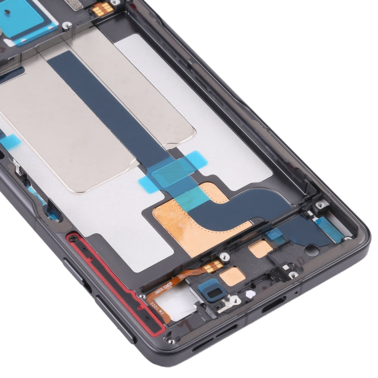 Front Housing LCD Frame Bezel Plate for Xiaomi Redmi K50 Gaming/Poco F4 GT(Black) - Frame Bezel Plate by PMC TechLife | Online Shopping South Africa | PMC TechLife