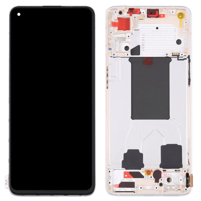 Original LCD Screen For OPPO Reno7 5G China PFJM10 Digitizer Full Assembly with Frame (Gold) - LCD Screen by PMC Jewellery | Online Shopping South Africa | PMC Jewellery