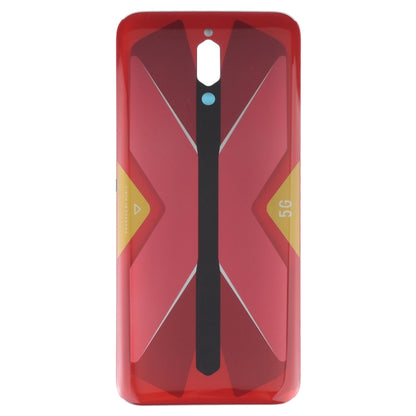 Battery Glass Back Cover for ZTE Nubia Red Magic 5G NX659J(Red) - For ZTE by PMC Jewellery | Online Shopping South Africa | PMC Jewellery