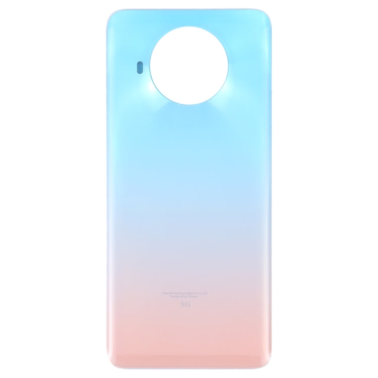 Glass Battery Back Cover for Xiaomi Redmi Note 9 Pro 5G/Mi 10T Lite 5G(Lake Blue) - Back Cover by PMC TechLife | Online Shopping South Africa | PMC TechLife