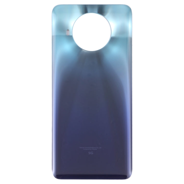 Glass Battery Back Cover for Xiaomi Redmi Note 9 Pro 5G/Mi 10T Lite 5G(Blue) - Back Cover by PMC TechLife | Online Shopping South Africa | PMC TechLife
