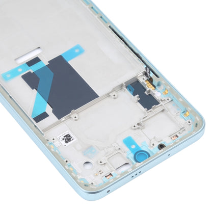 For Xiaomi 12 Lite Original Front Housing LCD Frame Bezel Plate (Blue) - Frame Bezel Plate by PMC Jewellery | Online Shopping South Africa | PMC Jewellery