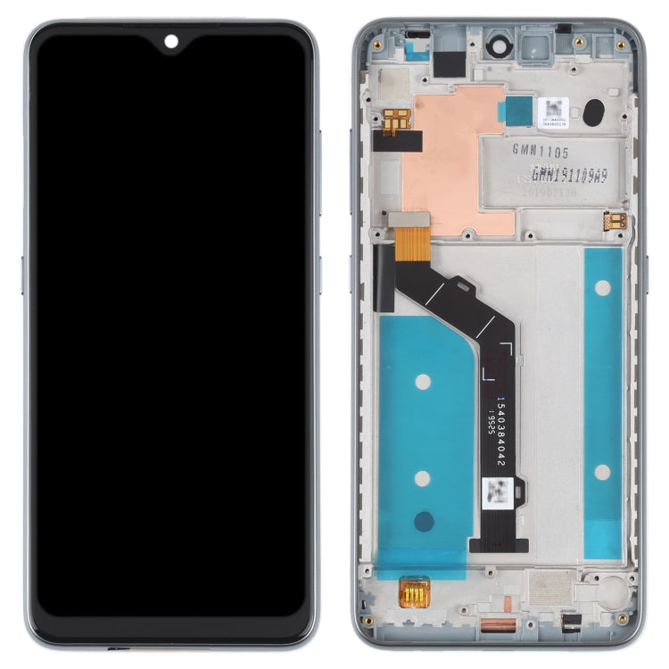 Original LCD Screen For Nokia 7.2 / 6.2 Digitizer Full Assembly with Frame(Silver) - free shipping - PMC TechLife - Order now!