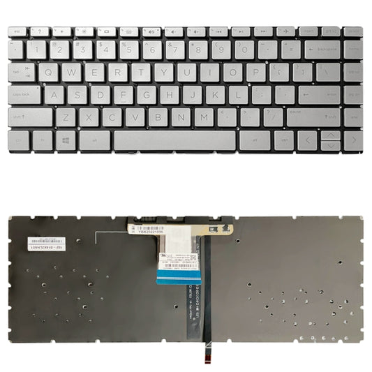 US Version Keyboard with Backlight For HP Pavilion x360 14-CE 14-DH 14-cd 14m-cd 14t-cd 14-CE000 L47854-171 (Silver) - Replacement Keyboards by PMC Jewellery | Online Shopping South Africa | PMC Jewellery