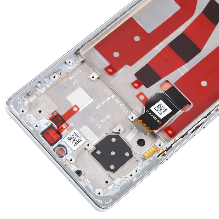Original LCD Screen For Honor 80 Digitizer Full Assembly with Frame(Silver) - free shipping - PMC TechLife - Order now!