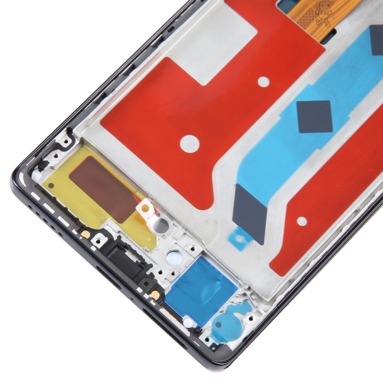 Original LCD Screen For Honor 60 SE Digitizer Full Assembly with Frame(Black) - free shipping - PMC TechLife - Order now!