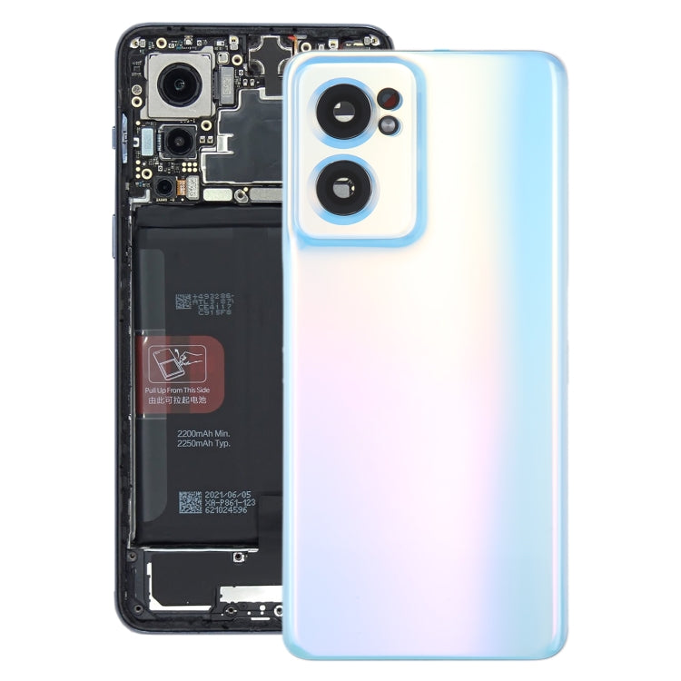 For OnePlus Nord CE 2 5G Original Battery Back Cover with Camera Lens Cover(Blue) - Back Cover by PMC Jewellery | Online Shopping South Africa | PMC Jewellery