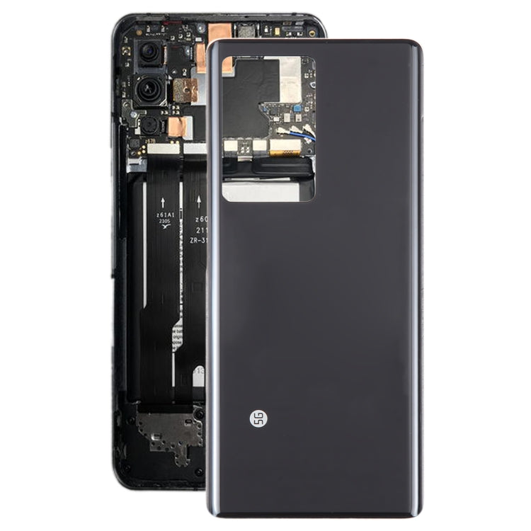 For ZTE Axon 40 Pro Battery Back Cover(Jet Black) - For ZTE by PMC TechLife | Online Shopping South Africa | PMC TechLife
