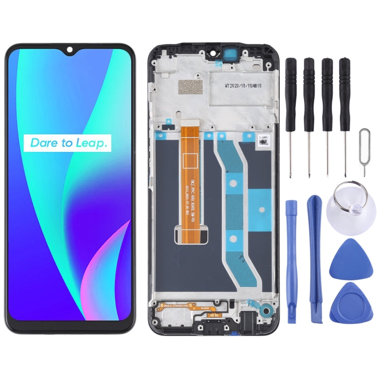 Original LCD Screen and Digitizer Full Assembly With Frame for OPPO Realme C15 RMX2180(Qualcomm Version) - free shipping - PMC TechLife - Order now!