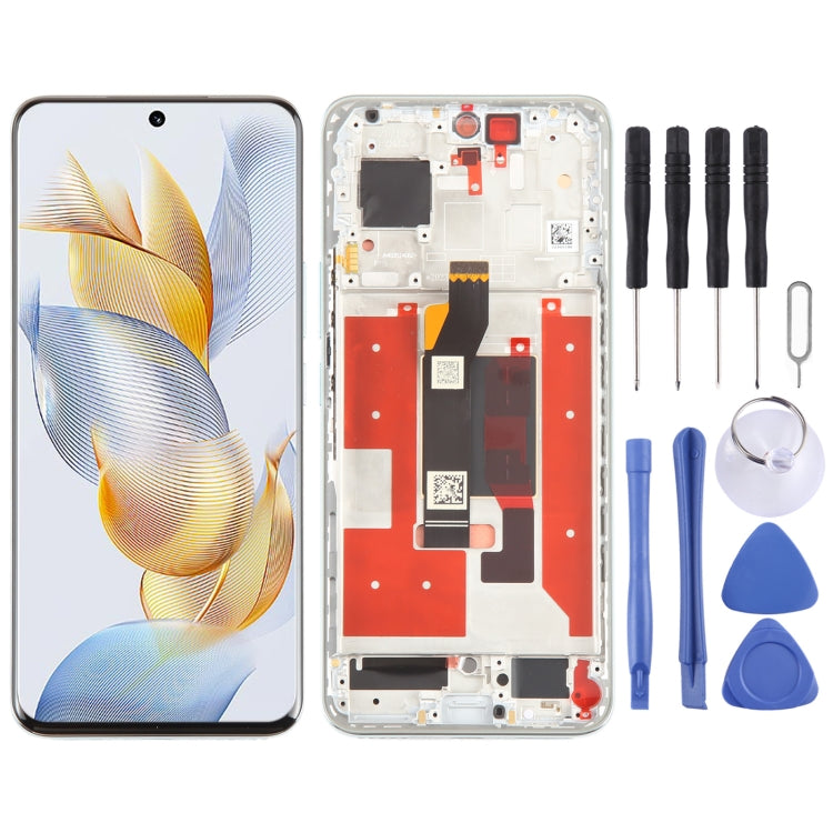 For Honor 90 Original LCD Screen Digitizer Full Assembly with Frame (Green) - LCD Screen by PMC TechLife | Online Shopping South Africa | PMC TechLife